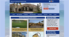 Desktop Screenshot of capecoralhouseforsale.com